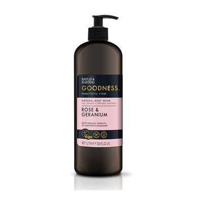 Baylis & Harding Rose & Geranium Natural Body Wash ( Růže & Geránium ) - Sprchový gel 1000ml