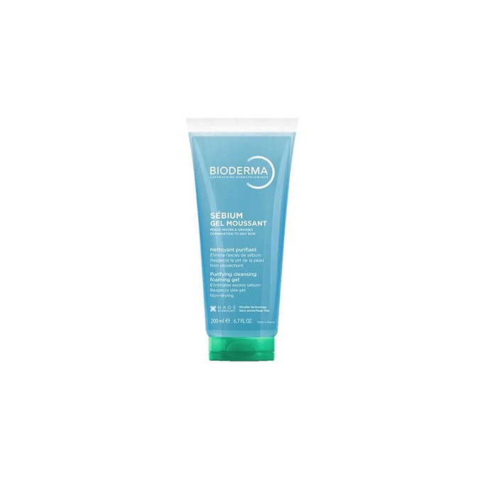 Bioderma Purifying Cleansing Foaming Gel - Čisticí gel pro smíšenou až mastnou pleť 200ml