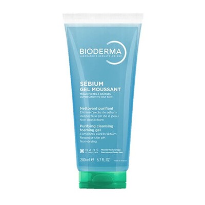 Bioderma Purifying Cleansing Foaming Gel - Čisticí gel pro smíšenou až mastnou pleť 200ml
