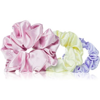 BrushArt Daisy Dreams Scrunchie - Saténová gumička do vlasů ( 3 ks )