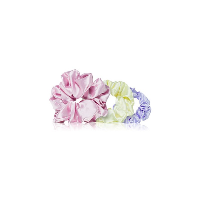 BrushArt Daisy Dreams Scrunchie - Saténová gumička do vlasů ( 3 ks )