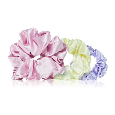 BrushArt Daisy Dreams Scrunchie - Saténová gumička do vlasů ( 3 ks )