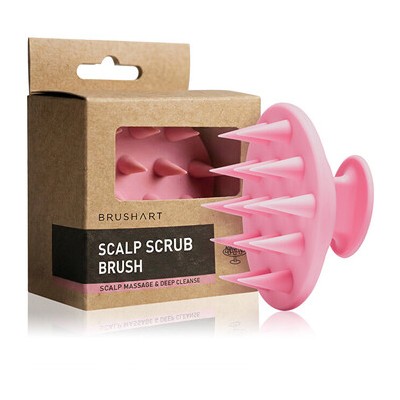 BrushArt Scalp Scrub Brush - Masážní kartáč na pokožku hlavy