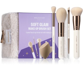 BrushArt Soft Glam Face & Eye Brush Set - Dárková sada