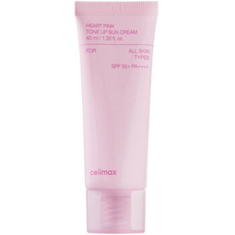 Celimax Heart Pink Tone Up Sun Cream SPF 50 - Tónující opalovací krém 40ml