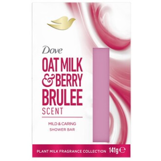 Dove Shower Bar Oat Milk ( Ovesné mléko a Berry Bruleé ) - Krémová tableta 141.0g