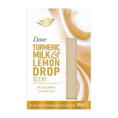 Dove Shower Bar Turmeric Milk & Lemon Drop - Krémová tableta 141.0g