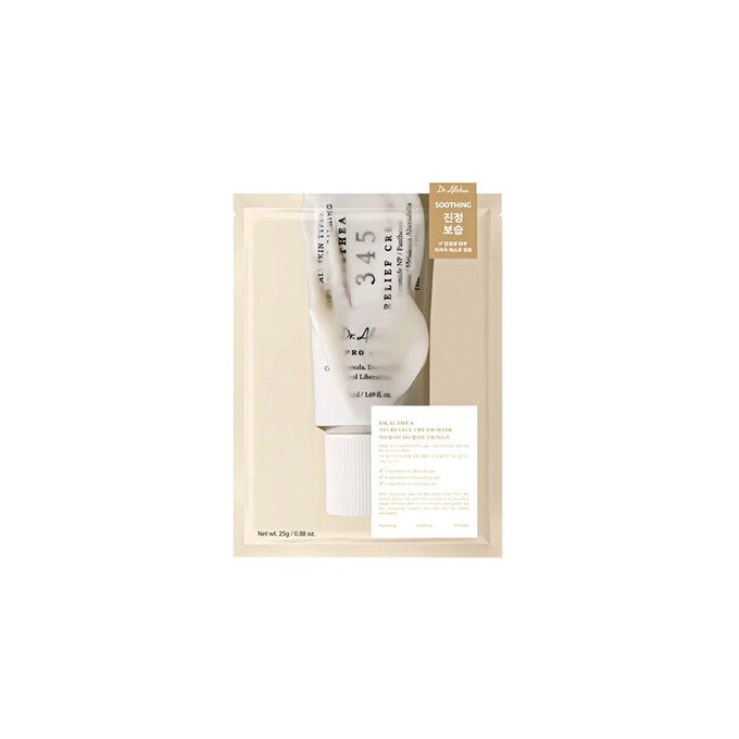 Dr.Althea 345 Relief Cream Mask - Zklidňující plátýnková maska 25.0g