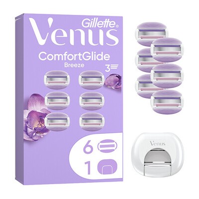 Gillette ComfortGlide Breeze ( 6 ks ) - Náhradní hlavice + kryt