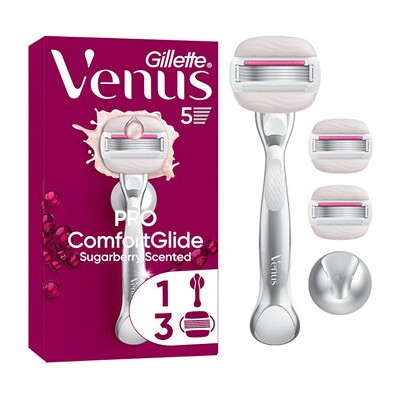 Gillette ComfortGlide Sugarberry strojek - Holicí strojek + 3 hlavice