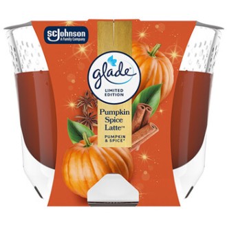 Glade Maxi Pumpkin Spice Latte Candle - Vonná svíčka 204.0g