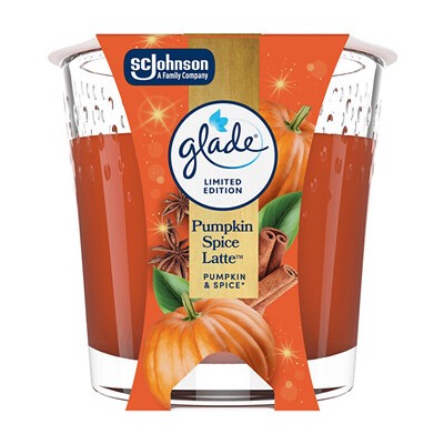 Glade Pumpkin Spice Latte Candle - Vonná svíčka 112.0g
