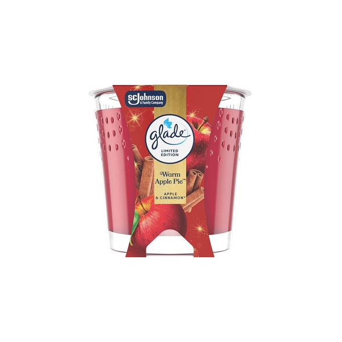 Glade Warm Apple Pie Candle - Vonná svíčka 112.0g