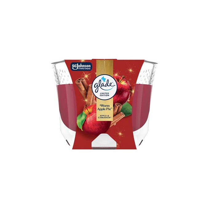 Glade Warm Apple Pie Candle - Vonná svíčka 204.0g