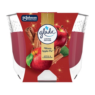 Glade Warm Apple Pie Candle - Vonná svíčka 204.0g