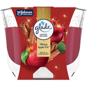 Glade Warm Apple Pie Candle - Vonná svíčka 204.0g