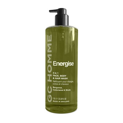 Grace Cole Homme Energise Body Wash ( Bergamot, Cedr & Mošus ) - Mycí gel 3v1 1000ml