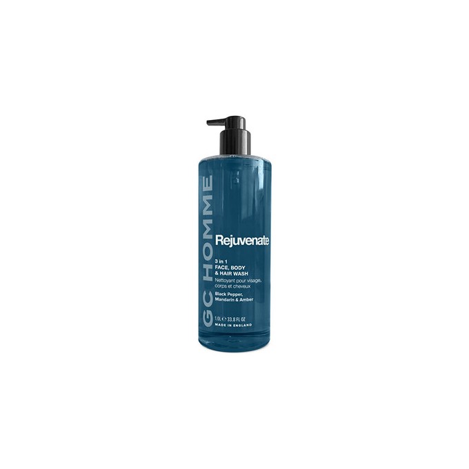 Grace Cole Homme Rejuvenate Body Wash ( Černý pepř, Mandarinka & Jantar ) - Mycí gel 3v1 1000ml