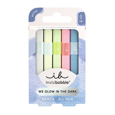 Invisibobble Hairtie Glow in the Dark - Gumička do vlasů ( 5 ks )