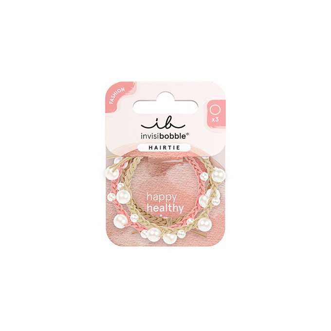 Invisibobble Hairtie Princess Pearl - Gumička do vlasů ( 3 ks )