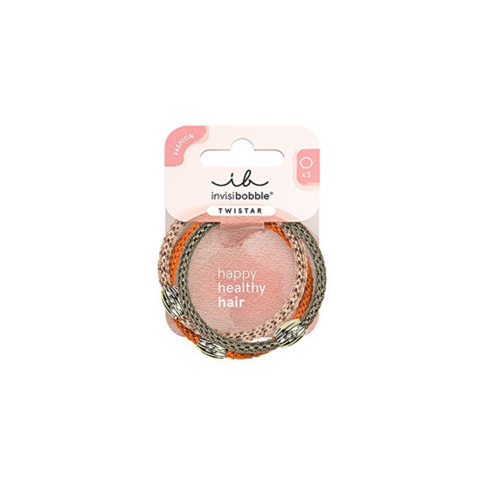 Invisibobble Twistar Orange Affaire - Gumička do vlasů ( 3 ks )