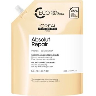 L´Oréal Professionnel Série Expert Absolut Repair Gold Quinoa + Protein Shampoo ( Refill ) - Náplň šamponu na poškozené vlasy 10