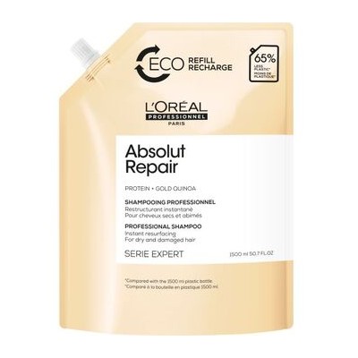 L´Oréal Professionnel Série Expert Absolut Repair Gold Quinoa + Protein Shampoo ( Refill ) - Náplň šamponu na poškozené vlasy 10