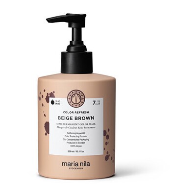Maria Nila Color Refresh Beige Brown Mask 7.23 - Tónovací maska 100ml