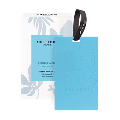 Millefiori Acqua Marina Scented Cards - Vonná karta ( 3 ks )