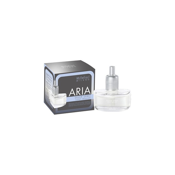 Millefiori Aria Silver Spirit Diffuser Refill - Náhradní náplň do elektrického difuzéru 20ml
