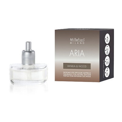 Millefiori Aria Vanilla & Wood Diffuser Refill - Náhradní náplň do elektrického difuzéru 20ml