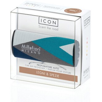 Millefiori Icon Textil Geometric Legni & Spezie - Vůně do auta