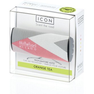 Millefiori Icon Textil Geometric Orange Tea - Vůně do auta