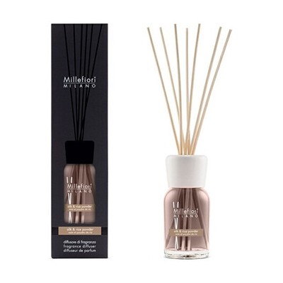 Millefiori Natural Silk & Rice Powder Diffuser - Aroma difuzér 100ml
