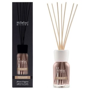 Millefiori Natural Silk & Rice Powder Diffuser - Aroma difuzér 100ml