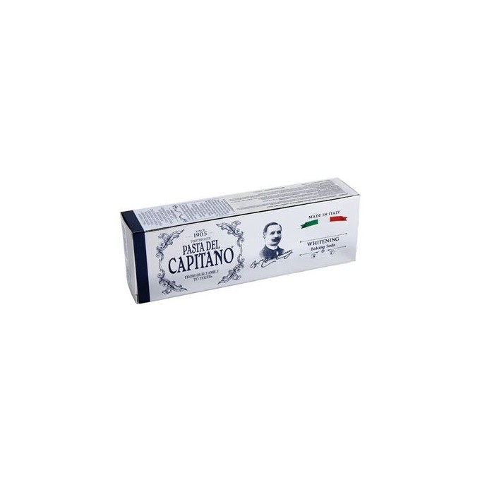 Pasta Del Capitano 1905 Whitening Baking Soda Toothpaste - Pělicí zubní pasta s aktivním kyslíkem 75ml