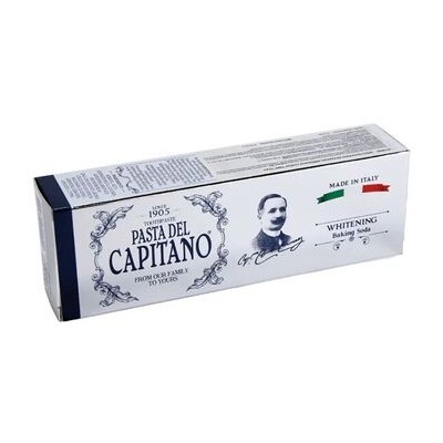 Pasta Del Capitano 1905 Whitening Baking Soda Toothpaste - Pělicí zubní pasta s aktivním kyslíkem 75ml