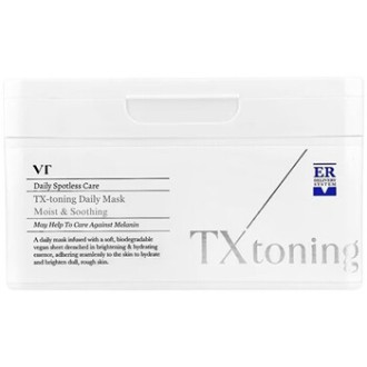 VT Cosmetics Tx-Toning Daily Mask - Rozjasňující plátýnková maska ( 30 ks )
