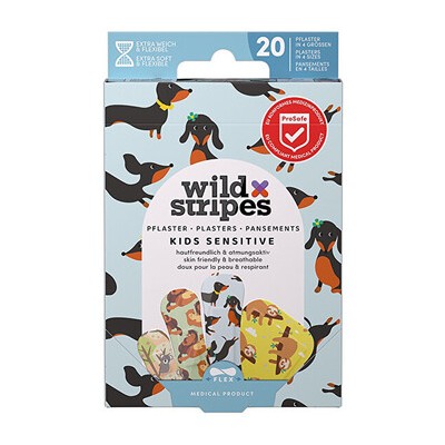 Wild Stripes Kids Animal Fun Plasters - Dětské náplasti ( 20 ks )