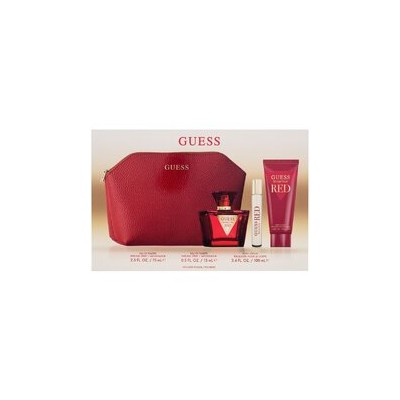 Guess Seductive Red Gift set EDT 75 ml, body lotion 100 ml, miniature EDT 15 ml and cosmetic bag 75ml
