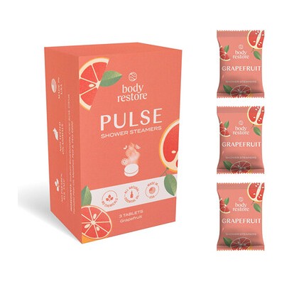 Body Restore Grapefruit Shower Steamers Set ( Grapefruit ) - Sada aromatických tablet do sprchy 3.0ks