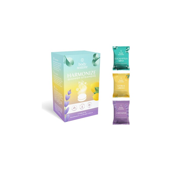 Body Restore Harmonize Shower Steamers Set - Sada aromatických tablet do sprchy