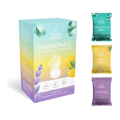Body Restore Harmonize Shower Steamers Set - Sada aromatických tablet do sprchy
