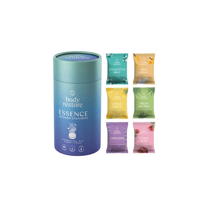Body Restore Mix Shower Steamers ( 6 ks ) - Sada aromatických tablet do sprchy