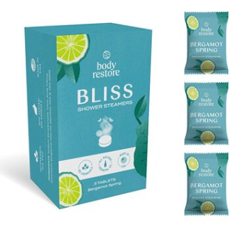Body Restore Spring Shower Steamers Set ( Bergamot ) - Sada aromatických tablet do sprchy