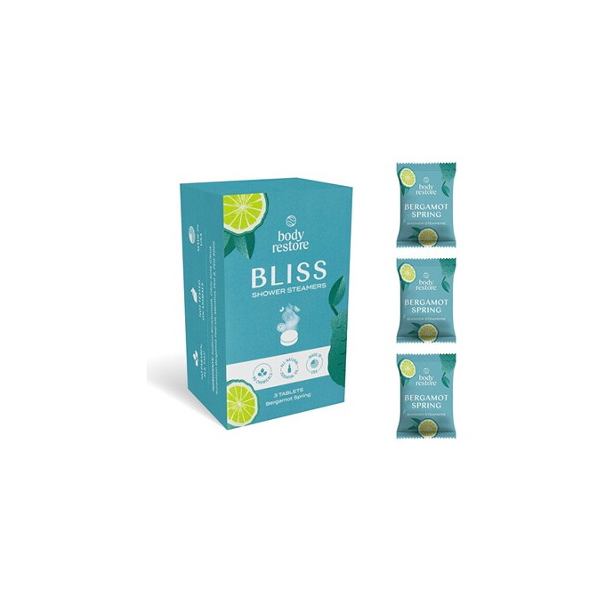 Body Restore Spring Shower Steamers Set ( Bergamot ) - Sada aromatických tablet do sprchy