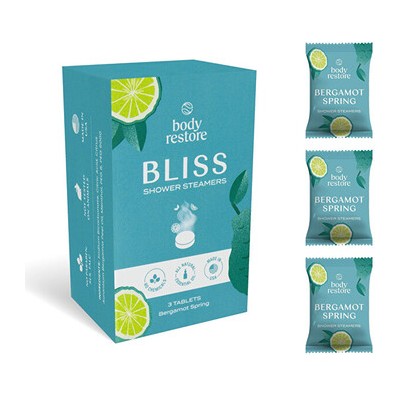 Body Restore Spring Shower Steamers Set ( Bergamot ) - Sada aromatických tablet do sprchy