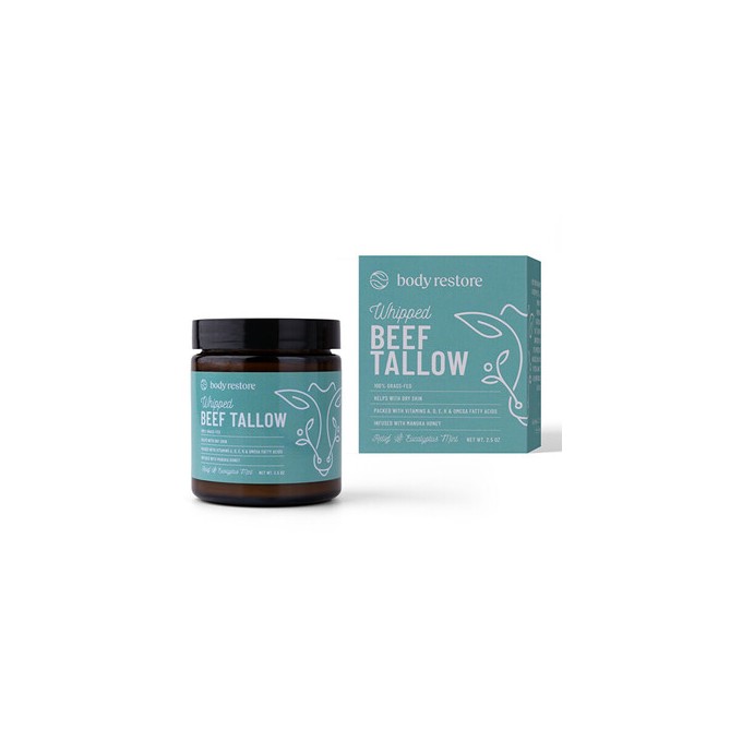 Body Restore Whipped Beef Tallow Body Cream ( Eukalyptus a Máta ) - Tělový krém 71.0g