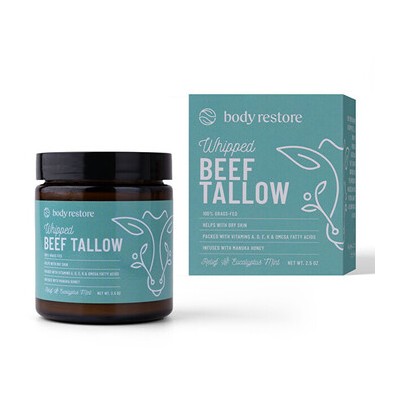 Body Restore Whipped Beef Tallow Body Cream ( Eukalyptus a Máta ) - Tělový krém 71.0g