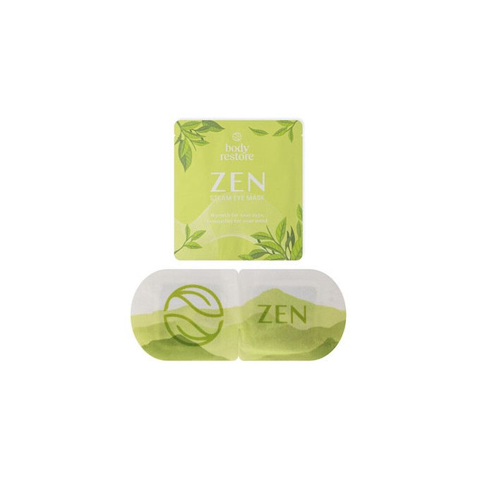 Body Restore ZEN Steam Eye Mask ( Zelený čaj ) - Samozahřívací maska na oční okolí 5.0ks